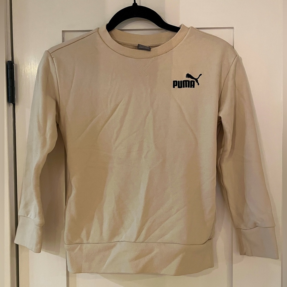 Puma Kids’ Classic Crewneck Sweatshirt, Size S (7-8)